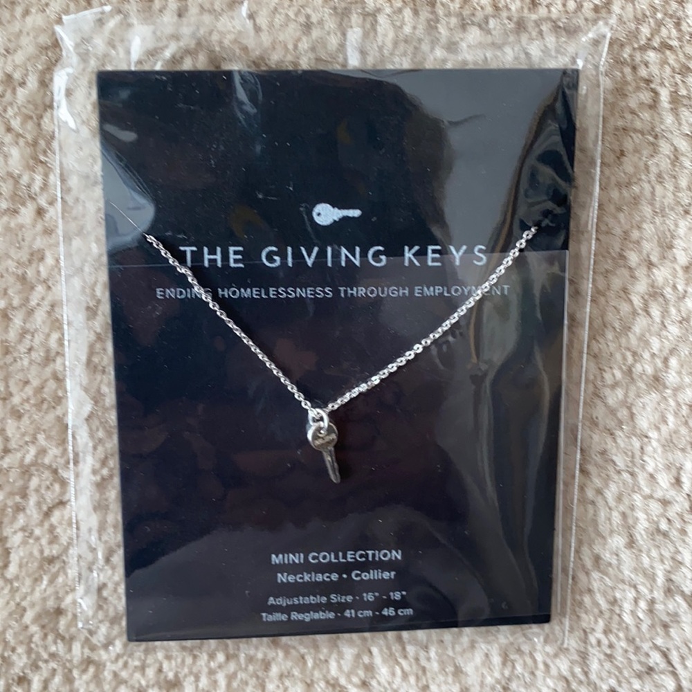 The Giving Keys Mini Believe Necklace